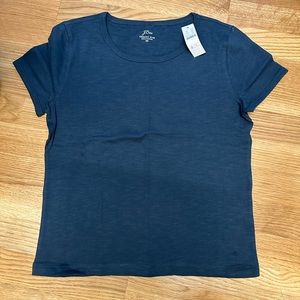 NWT J Crew ‘90s cropped organic slub cotton T-shirt